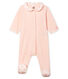 Pijama de terciopelo para bebé niña