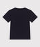 Camiseta de jersey ligero para niño azul SMOKING