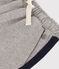 Pantalón corto de algodón para niño gris CHATON CHINE