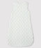 Saco de bebé de algodón orgánico blanco MARSHMALLOW/blanco MULTICO