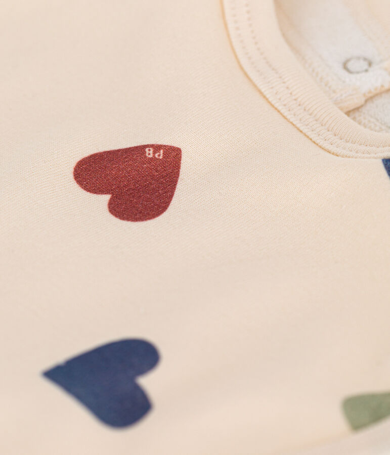 Babero de algod&oacute;n para beb&eacute; crudo/multicolor