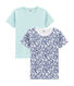 Lote de 2 camisetas de manga corta para niño