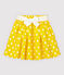 Falda de lino de niña amarillo SHINE/blanco MARSHMALLOW