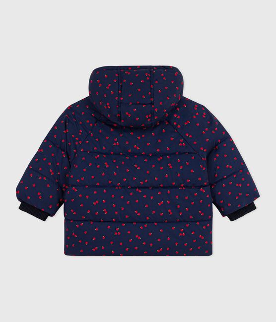 Plumífero estampado para bebé azul SOIR/ MILK