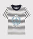 Camiseta de manga corta de punto de niño