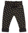 Pantalón para bebé niña estampado con lunares dorados negro CITY/amarillo DORE