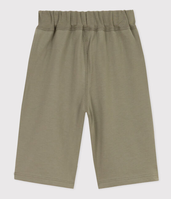 Bermudas de algodón para niño verde MARECAGE