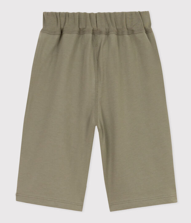 Bermudas de algod&oacute;n para ni&ntilde;o verde