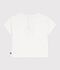 Camiseta de algod&oacute;n de manga corta con motivo de gaviota para beb&eacute; blanco
