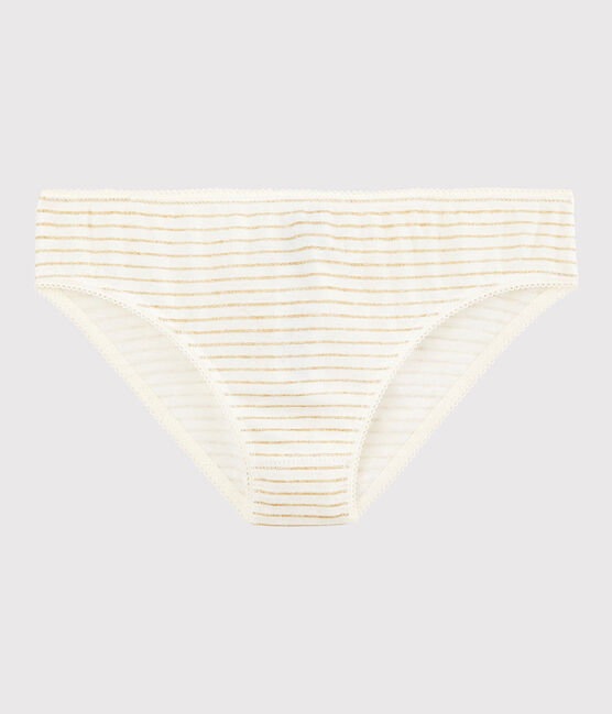 Braguita de niña de algodón blanco MARSHMALLOW/amarillo OR