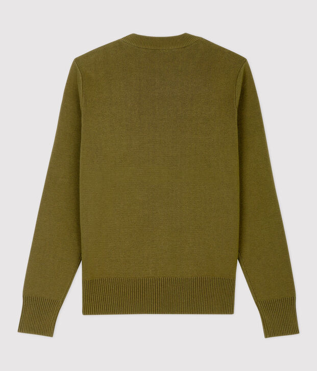 Jersey marinero de algod&oacute;n de mujer verde
