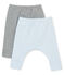 Lote de dos legging para bebé en punto 1x1 afelpado liso variante 1