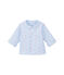 Unisex baby padded reversible milleraies jacket  azul FRAICHEUR/blanco ECUME