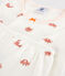 Pijama corto con cangrejos de algodón de niña blanco MARSHMALLOW/blanco MULTICO