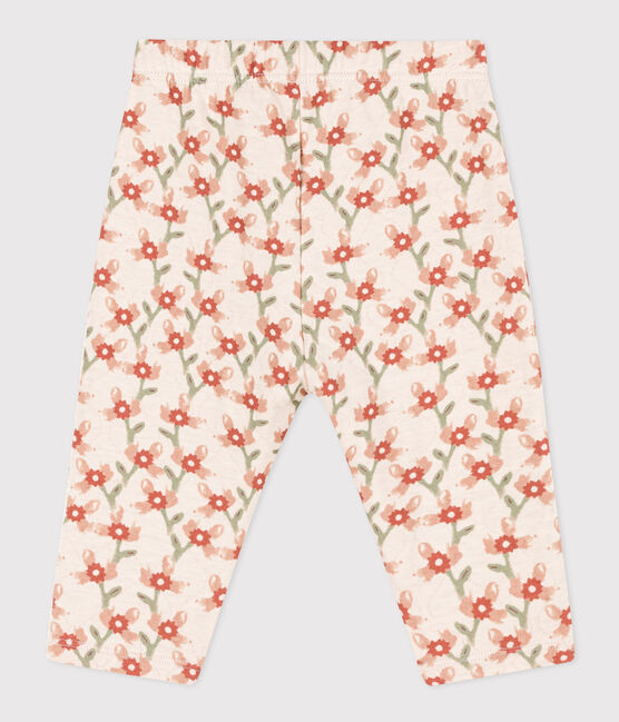 Pantalón de túbico acolchado estampado para bebé blanco AVALANCHE/ MULTICO