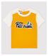 Camiseta de manga corta de algodón de bebé niño