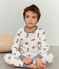 Pijama de punto para niño blanco MARSHMALLOW/blanco MULTICO