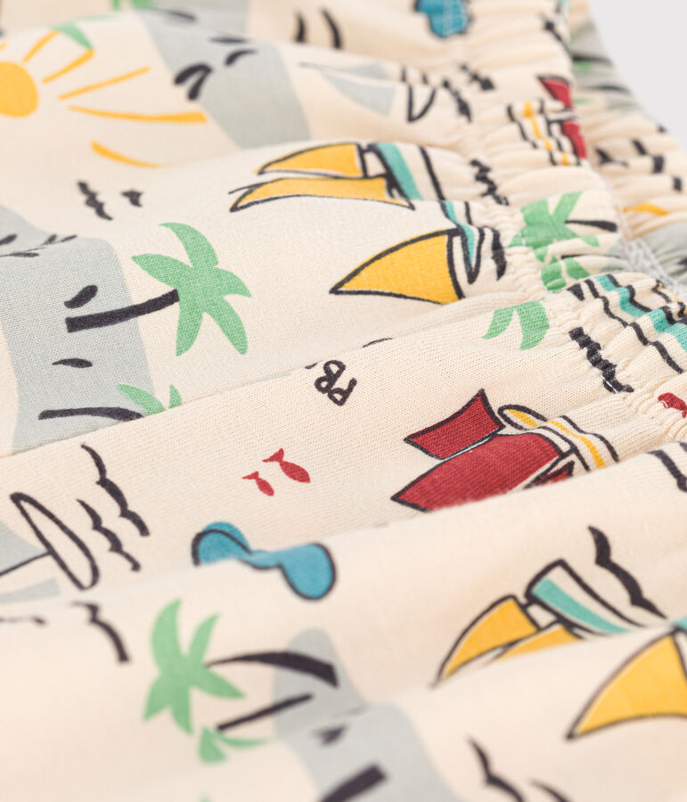 Pantal&oacute;n de punto estampado para beb&eacute; crudo/multicolor