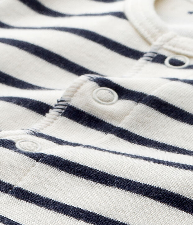 Ensemble b&eacute;b&eacute; 3 pi&egrave;ces r&eacute;versible blanco/azul