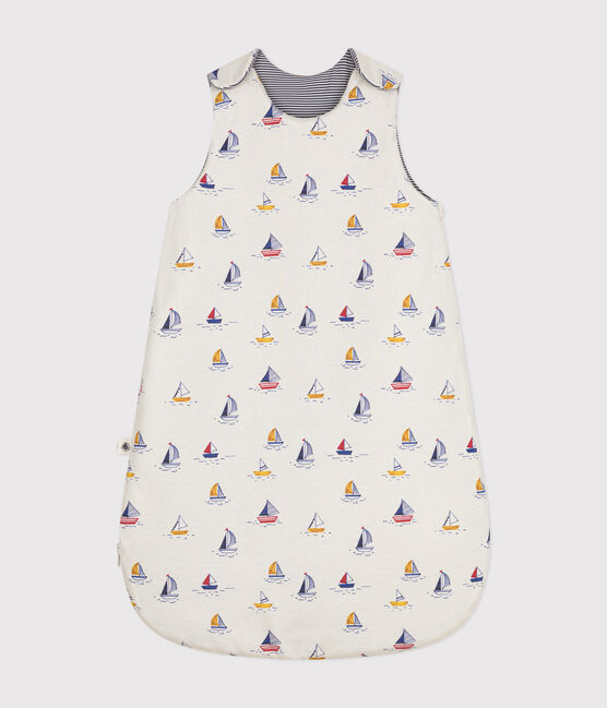 Saco de dormir de algodón TOG 2,5 con estampado de barcos para bebé  blanco MARSHMALLOW/azul MEDIEVAL/ MULTICO
