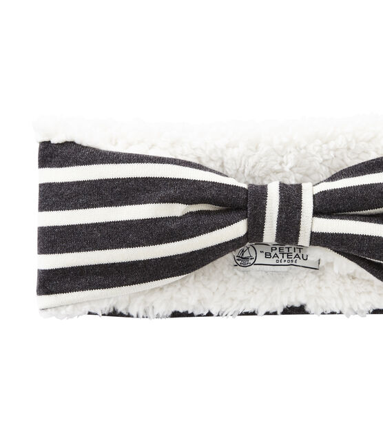 Diadema cálida para mujer negro CITY/beige COQUILLE