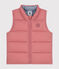 Chaqueta acolchada sin mangas de bebé rosa ROSEWOOD