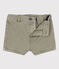 Shorts de tejido vaquero para bebé verde MARECAGE