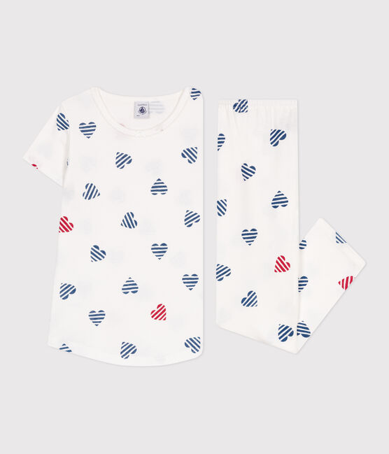 Pijama infantil de algodón con flores MARSHMALLOW/ SPI/ MULTICO