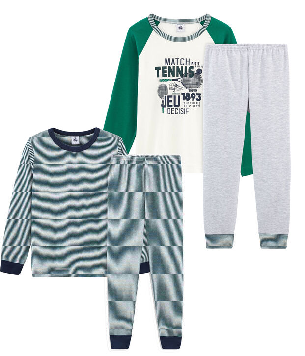 Lote de 2 pijamas para ni&ntilde;o peque&ntilde;o multicolor