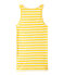 Camiseta de mujer en canalé original de rayas amarillo SHINE/blanco MARSHMALLOW