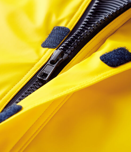 Chubasquero acolchado para bebé niña/niño amarillo JAUNE