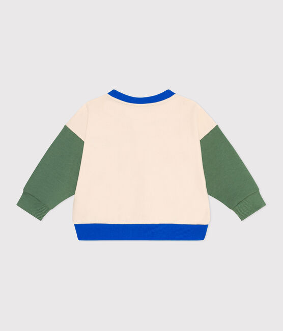 Chaqueta teddy colorblock de algodón para bebé AVALANCHE/ PALMERAIE