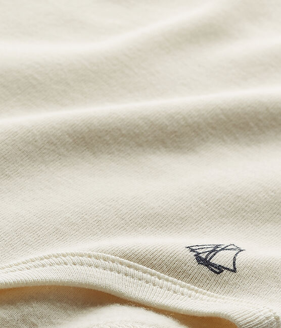 Body bebé de niño con cuello beige COQUILLE