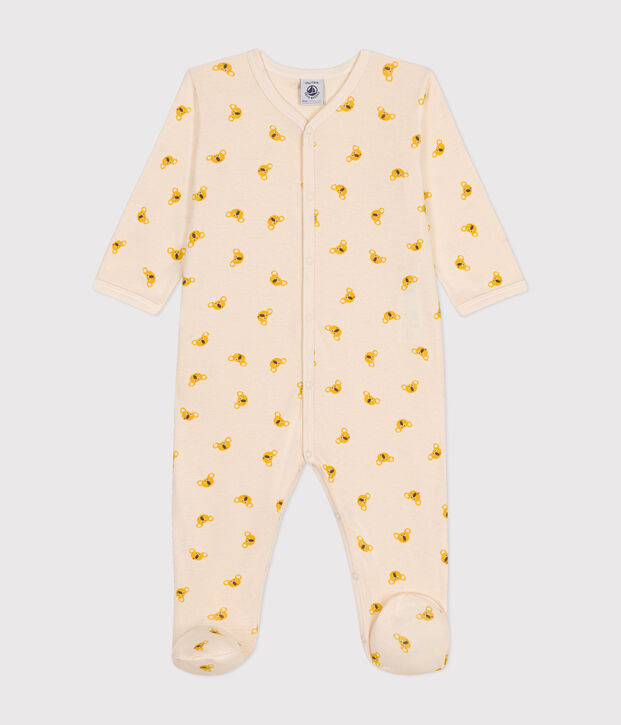 Pijama de koala de algod&oacute;n para beb&eacute; blanco/multicolor