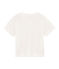 Camiseta manga corta infantil para niña blanco MARSHMALLOW