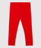 «Leggings» de algodón orgánico de bebé rojo PEPS