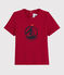 Camiseta de manga corta para bebé niña rojo TERKUIT