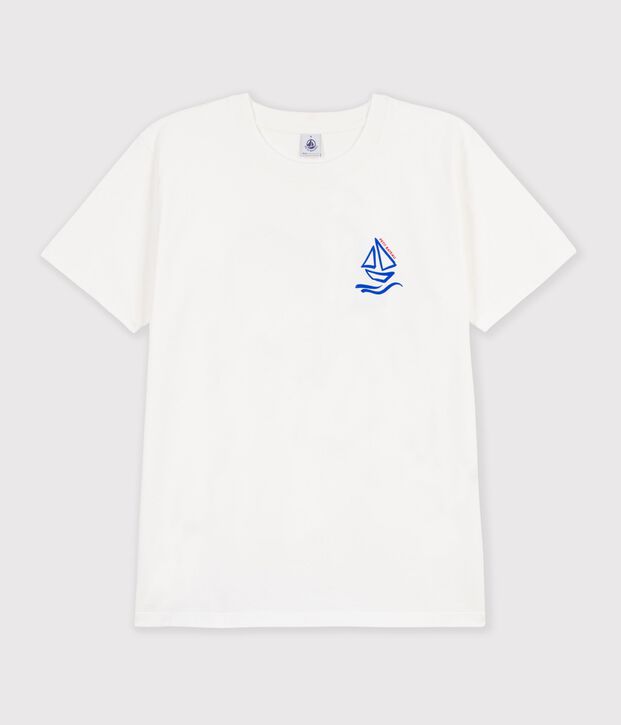Camiseta unisex lisa de algod&oacute;n de manga corta blanco