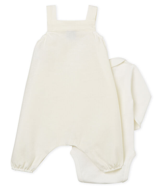 Conjunto 2 piezas ceremonial de lino para beb&eacute; ni&ntilde;o multicolor