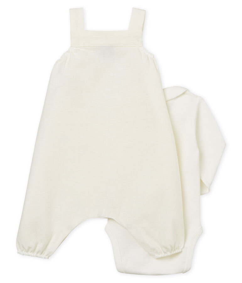 Conjunto 2 piezas ceremonial de lino para beb&eacute; ni&ntilde;o VARIANTE 1 CN