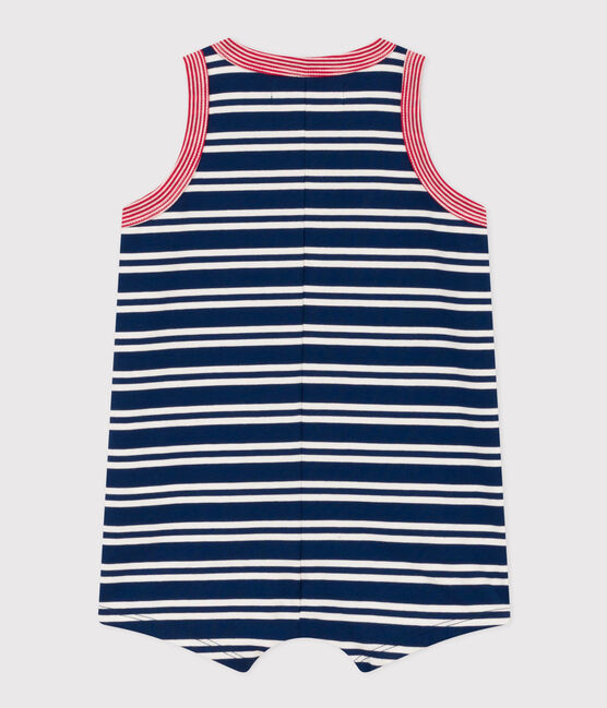 Mono Petit Bateau X Snoopy de punto ligero para bebé azul MEDIEVAL/blanco MULTICO