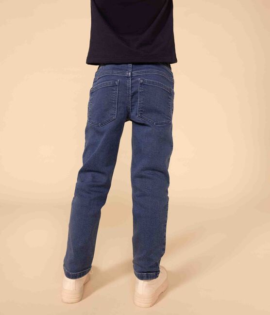 Pantalón vaquero regular para niño azul BLEU DELAVE