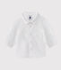 Camisa de manga larga de tejido oxford de bebé niño.