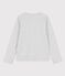 Camiseta de manga larga infantil unisex gris BELUGA