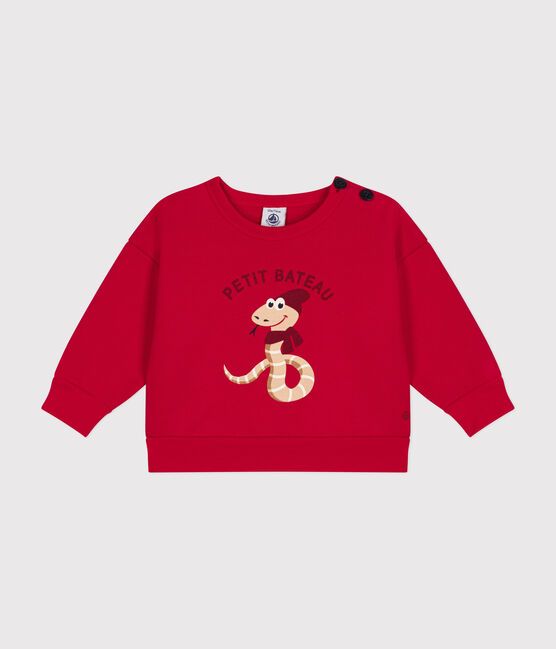 Sudadera de felpa para bebé rojo CORRIDA