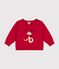 Sudadera de felpa para bebé rojo CORRIDA