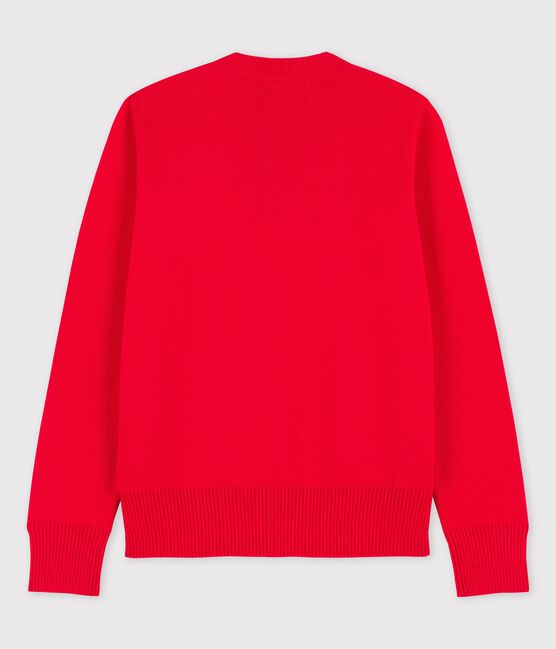 Jersey marinero de algodón de mujer rojo PEPS
