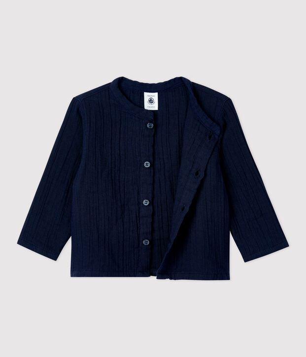 Camisa de gasa de algod&oacute;n ecol&oacute;gico para beb&eacute; SMOKING