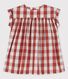 Vestido de popelina de Vichy para bebé