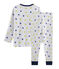 Pijama de punto para ni&ntilde;o gris/multicolor